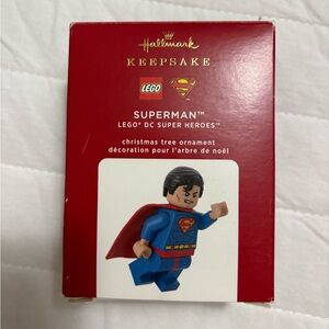 Hallmark Superman LEGO Keepsake Ornament - Red and Blue
